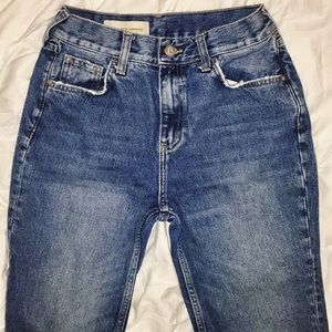 Pilcro high waist medium wash classic jeans